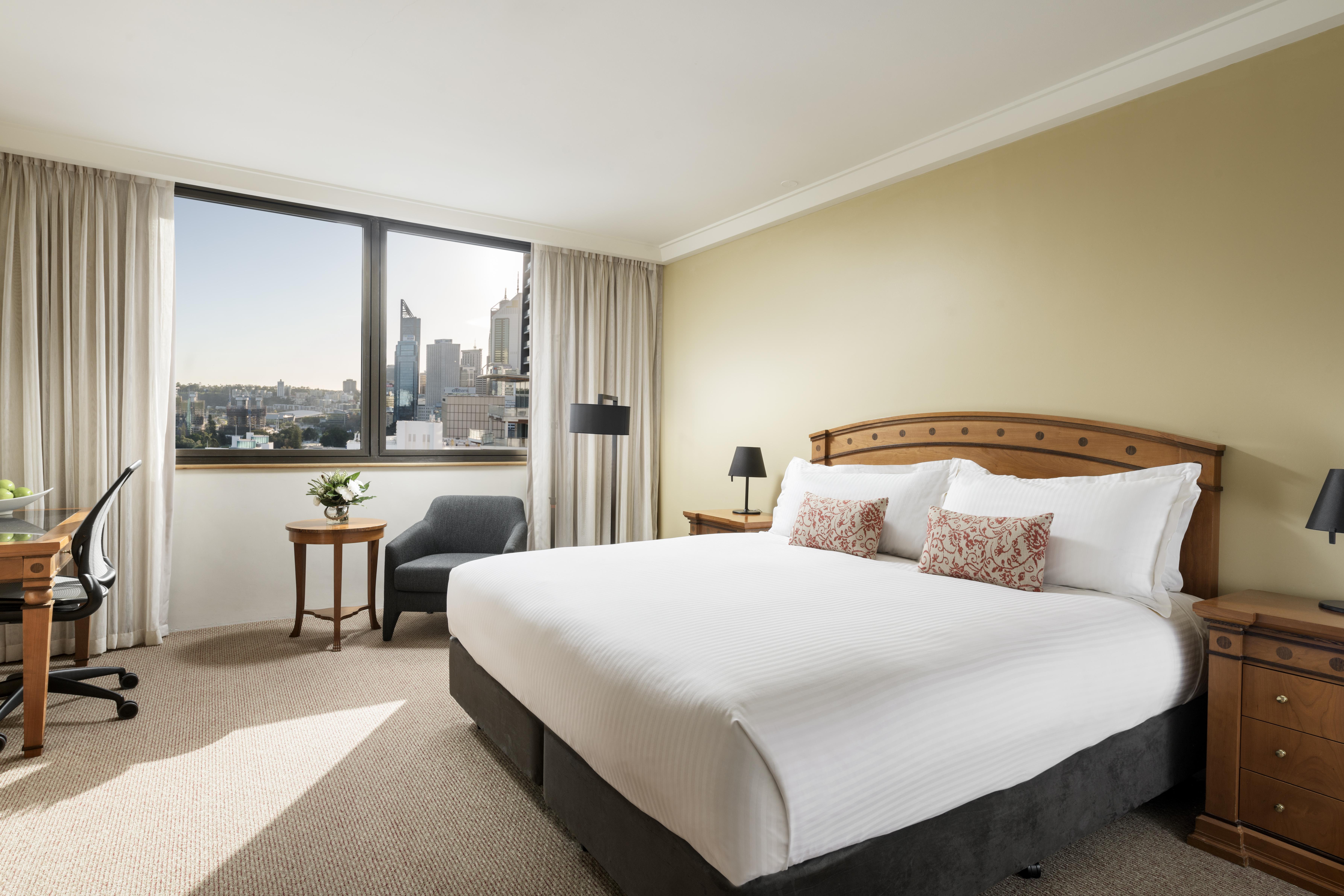 Hotel Pan Pacific Perth Exterior foto A room at the hotel