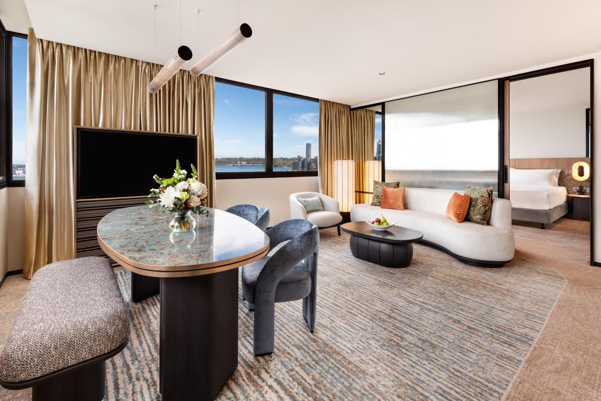 Hotel Pan Pacific Perth Exterior foto A suite at the hotel